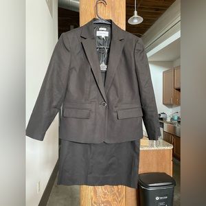 Calvin Klein Stretch Skirt Suit